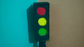 como hacer un semáforo de carton