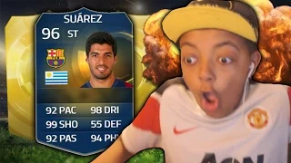 OMFFGG!! TOTS SUAREZ IN A PACK - FIFA 15 Ultimate Team Pack Opening