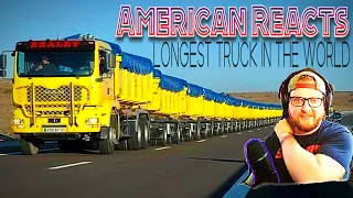 American Reacts To The World's Longest Truck - Road Train in Australia