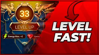 LEVEL YOUR ACCOUNT FAST! This is the most Efficient Way to hit Level 50 | Raid: Shadow Legends