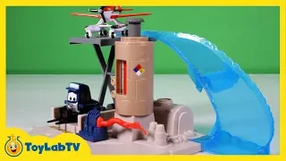 Disney Planes Fire and Rescue Toys with Maru's Gas Up & Go Stop Playset Story Set Toy Review