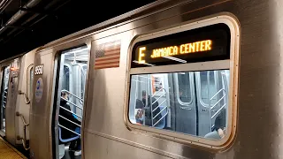 MTA New York City Subway: Queens-bound R160 E Train at the 7 Avenue Station.