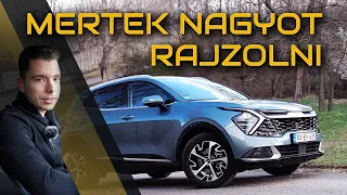 Mertek Nagyot Rajzolni. Kia Sportage 2023 1.6 T.GDI 48V  - DRIVEN új autó teszt