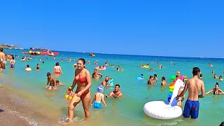 【4K】ROMANIA BEACHES WALKING TOUR Discover Black Sea Sunny Beaches - Plaja Charm Costinesti Romania