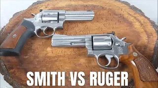 357 REVOLVER SHOWDOWN SMITH AND WESSON 686 VS RUGER GP100 REVIEW