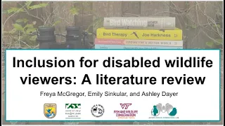 Disability and Wildlife Viewing: A Literature Review