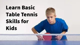 Learn to start playing Table Tennis |Basic Table Tennis skills for kids🏓