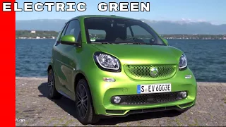 Electric Green Smart Fortwo Cabrio Electric Drive