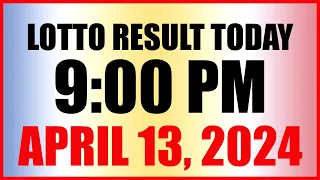 Lotto Result Today 9pm Draw April 13, 2024 Swertres Ez2 Pcso