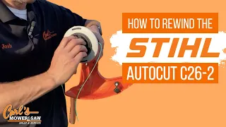 How to Rewind the Stihl AutoCut C26-2