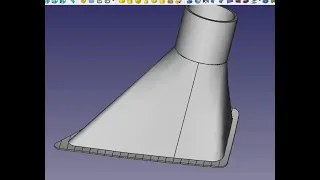 FreeCad Воздухозаборник