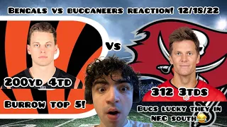 BURROW TOP 5! CINCINNATI BENGALS VS TAMPA BAY BUCCANEERS 12/18/22 FULL HIGHLIGHTS REACTION!