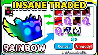 🤑OP TRADED🤑 RB HUGE SAPPHIRE PHOENIX (Trade Montage) in Pet Simulator X Roblox