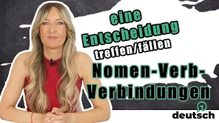 B1/B2 Nomen-Verb-Verbindungen - Diese musst du kennen!