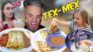 Brits Try [TEX MEX] For The First Time!  **WE GOT RECOGNISED**