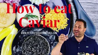 How to Eat Caviar (икра)