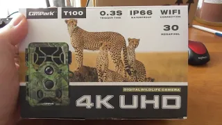 4K Trail Camera Wildlife Camera unboxing & setup Campark T100 Game Camera 27feb22