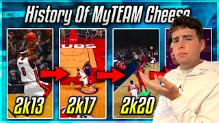THE HISTORY OF CHEESE IN NBA 2K MyTEAM!! (NBA 2K13 - NBA 2k23 MyTEAM) REACTION