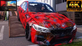 Rebuilding Abandoned BMW M5 - Forza Horizon 5 (Steering Wheel + Shifter) Gameplay