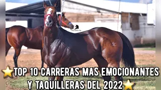 ⭐️🇲🇽🐎Top 10 Carreras de Caballos más emocionantes y taquilleras del 2022🐎🇲🇽⭐️