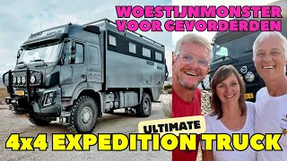 VOLVO 4x4 WOESTIJNMONSTER - EXPEDITION TRUCK - OVERWINTEREN SPANJE - Solo camper - DWVLOGT #255