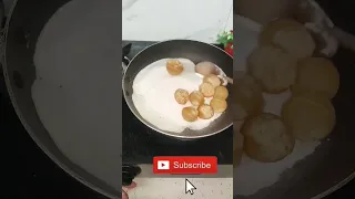 wow - pani puri without fry - watch till end how crispy #shorts #viral #panipuri #healthyfood