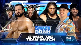 Drew McIntyre & Vikings Raiders Vs Happy Corbin, Mahal & Shanky - WWE SmackDown Español: 18/03/2022