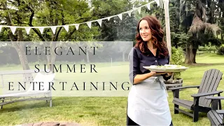 3 Elegant Summer Entertaining Ideas for Hosting 🧺 Use what you have!!