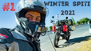 Mumbai To Winter Spiti 2021 | Mumbai To Ahmedabad | Day 1 | Solo Ride | #GoRidersToSpiti2021