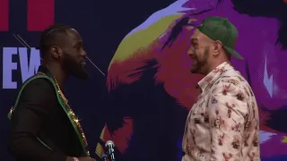 Full Wilder vs Fury 2 press conference and face offs