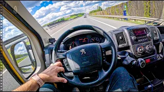 2016 Peugeot Boxer [2.2 HDi 130hp] |0-100| POV Test Drive #2062 Joe Black