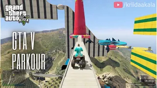 gta5 5.03km long with 57% success rate challenging parkour | GTA V