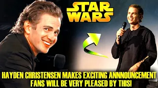 Hayden Christensen Makes Exciting Announcement For Star Wars! (Star Wars Explained)