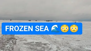 Ships Stuck in Frozen Sea | #ice #navigation #sea #shipping #seaman #youtubevideos #sailing #ocean