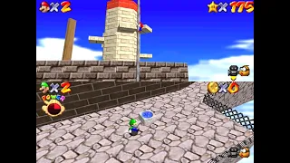 [TAS] SM64 Split Screen Multiplayer Freerun