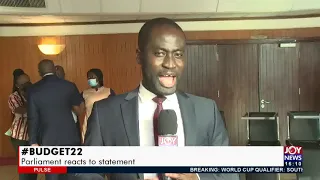 #BUDGET22: Parliament reacts to statement - The Pulse on JoyNews (17-11-21)