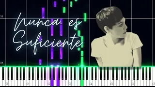 Nunca es Suficiente / Los Ángeles Azules ft.Natalia Lafourcade PIANO TUTORIAL (SHEET + MIDI)
