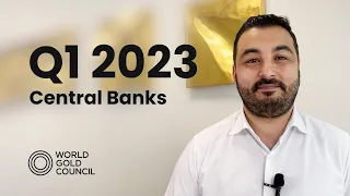 How much gold did central banks buy in Q1 2023?