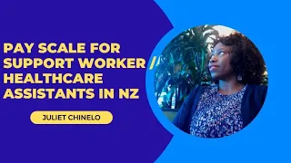 The pay scale for New Zealand  support worker/health assistant 2022.#heathcare jobs in NZ