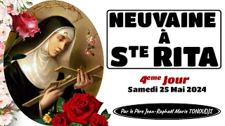 💙🩵NEUVAINE À SAINTE RITA💙🩵📆4e Jour: Samedi 25 Mai 2024