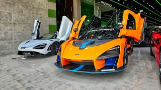 Lamborghini URUS Mansory, McLaren SENNA, Ferrari SF90 - Supercar Showroom Tour at Stoub Biz DUBAI