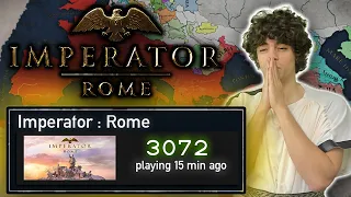 STREAMING UNTIL IMPERATOR: ROME BREAKS RECORDS!