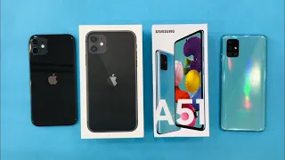 iPhone 11 vs Samsung Galaxy A51 (8GB RAM)