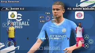 eFootball PES 2023 PPSSPP Update Kits 2023 & Transfers English Commentary Graphics HD Camera PS5