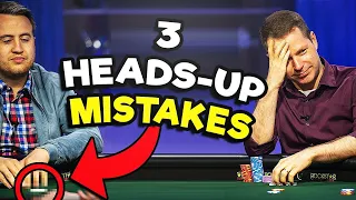 3 MISTAKES To AVOID When Playing HEADS-UP [Poker Strategy]