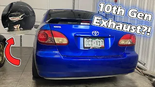 Installing A New 3in Exhaust in The Turbo Corolla