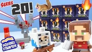 Minecraft Mini-Figure Dungeon Series 20 Unboxing Arch illager? Mattel