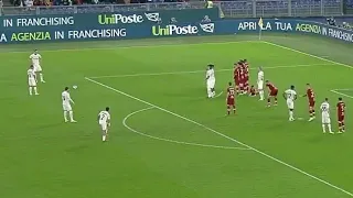 Zlatan Ibrahimovic free-kick Goal vs AS Roma