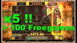 Legacy of Egypt - 400x Win  MORE THAN 100 FREEGAMES!!! | PlaynGO