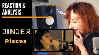 Vocal Coach Reacts to JINJER - Pisces (Live) - Singing Analysis - AUDIO FIXED!